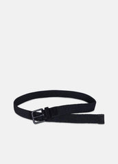 Men's 32mm Stretch-Woven Belt in Belts - BLACK | VINCE Men