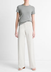 Cotton-Blend High-Waist Bias Pant in Pants & Shorts - SALT GLASS | VINCE Sale