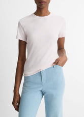 Pima Cotton-Blend '90s Shrunken T-Shirt in Shirts & Tees - BALLET | VINCE Sale