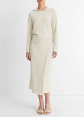 Cozy Wrap Skirt in Dresses & Skirts - HEATHER CERAMIC | VINCE Sale