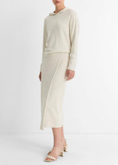 Cozy Wrap Skirt in Dresses & Skirts - HEATHER CERAMIC | VINCE Sale