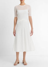 Bias A-Line Skirt in Dresses & Skirts - OFF WHITE | VINCE Sale