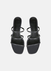 Palm Springs Leather Heeled Sandal in Shoes - IRIS SLATE | VINCE Sale