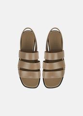 Mazie Leather Slingback Sandal in Shoes - SAND SHELL | VINCE Sale