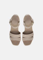 Gwen Suede Espadrille Wedge Sandals in Shoes - TAUPE CLAY | VINCE Sale