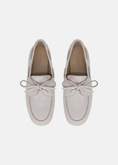 Marin Leather Lace-Up Loafer in Shoes - WHITE/SABBIA | VINCE Sale
