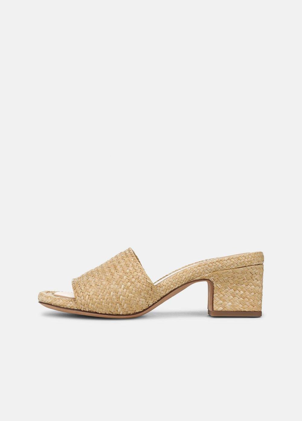 Ariana Raffia Heeled Sandal in Shoes - TOASTED WHEAT | VINCE Sale