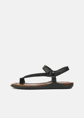 Summer Leather & Canvas Sandal in Shoes - BLACK | VINCE Sale