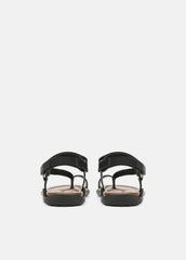 Summer Leather & Canvas Sandal in Shoes - BLACK | VINCE Sale