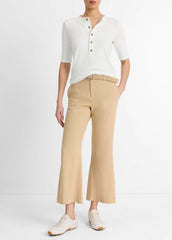 Jersey Elbow-Sleeve Henley in Shirts & Tees - OFF WHITE | VINCE Sale