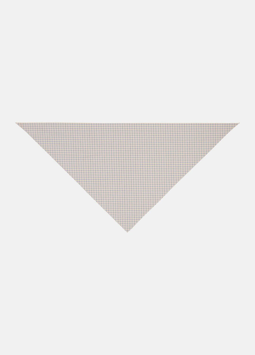 Gardener's Check Cotton Headkerchief in Accessories - STONE/TAN | VINCE Sale