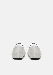 Vivian Leather Mary Jane Flat in Shoes - WHITE | VINCE Sale