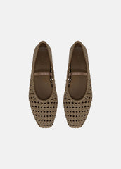 Vivian Leather Mary Jane Flat in Shoes - SAND SHELL | VINCE Sale