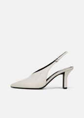 Devi Leather Slingback Pump in Shoes - MILK | VINCE Sale
