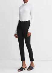 High Rise Cigarette Pant in Pants & Shorts - BLACK | VINCE Sale