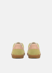 Oasis Suede & Leather Sneaker in Shoes - DRIED CITRUS/LOTUS BLUSH | VINCE Sale