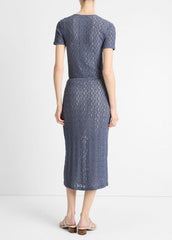 Floral Smocked Skirt in Dresses & Skirts - MAUVE THISTLE | VINCE Sale