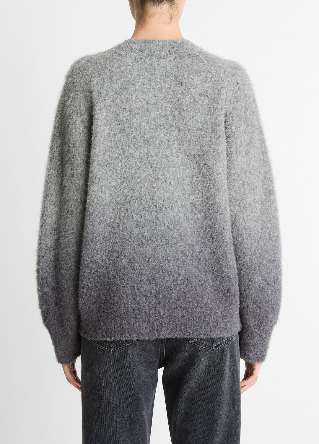 Ombré Alpaca & Wool-Blend Sweater in Crew Neck - GREY OMBRE | VINCE Women