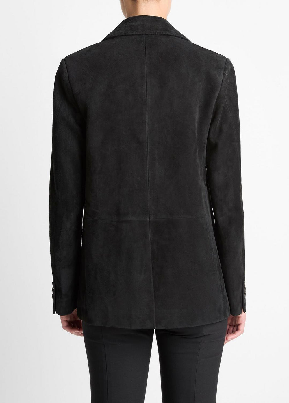 Suede Blazer in Blazers - BLACK | VINCE Women