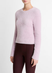 Eyelash Crew Neck Sweater in Crew Neck - IRIS QUARTZ | VINCE Women