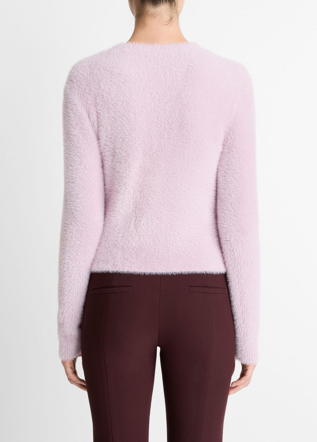 Eyelash Crew Neck Sweater in Crew Neck - IRIS QUARTZ | VINCE Women
