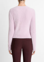 Eyelash Crew Neck Sweater in Crew Neck - IRIS QUARTZ | VINCE Women