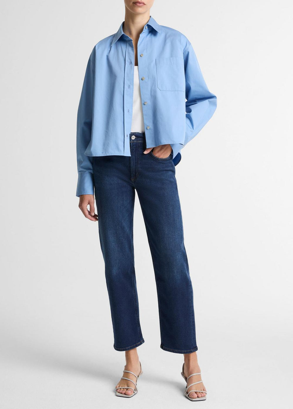 Citizens of Humanity Delfina Straight-Leg Jean in Denim - PIERRE | VINCE Women