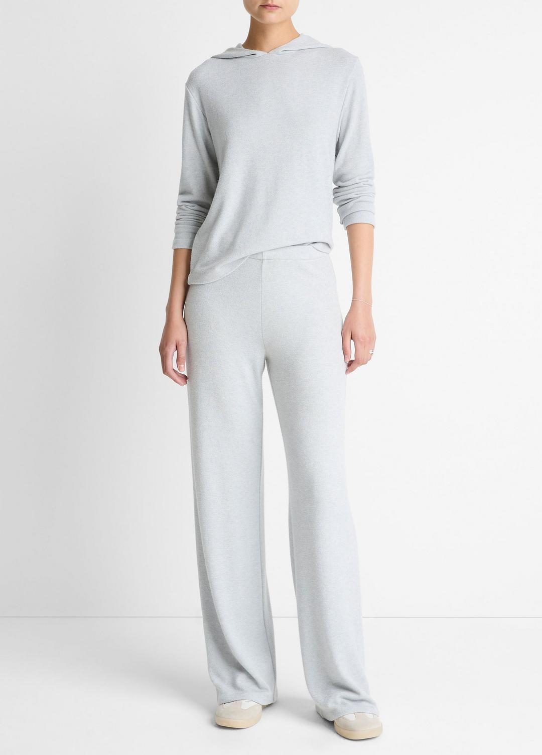 Cozy Wide-Leg Pant in Wide Leg - HEATHER PALE GREY | VINCE Women