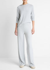 Cozy Wide-Leg Pant in Wide Leg - HEATHER PALE GREY | VINCE Women