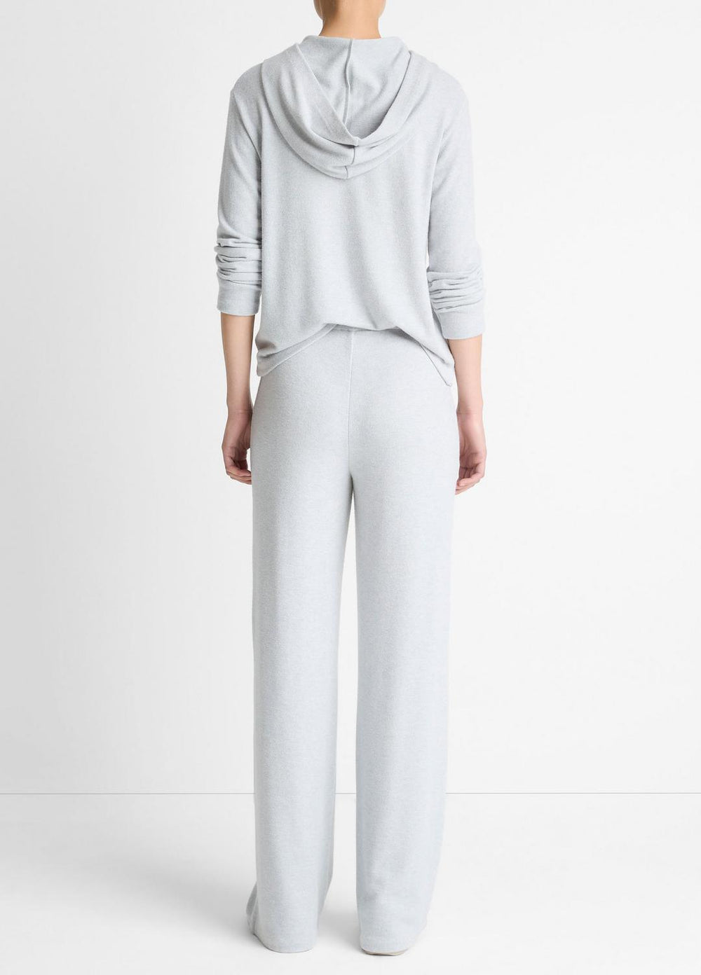 Cozy Wide-Leg Pant in Wide Leg - HEATHER PALE GREY | VINCE Women