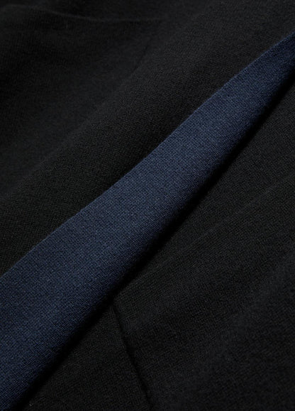 Wool and Cashmere Double-Face Cape in Sweaters - BLACK NAVY | VINCE Women