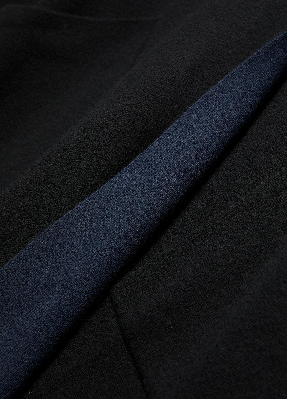 Wool and Cashmere Double-Face Cape in Sweaters - BLACK NAVY | VINCE Women