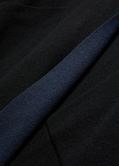 Wool and Cashmere Double-Face Cape in Sweaters - BLACK NAVY | VINCE Women