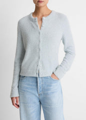 Metallic Eyelash Cardigan in Cardigans - GLACIER | VINCE Women