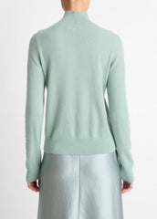 Cashmere Turtleneck Sweater in Turtleneck - ALOE STONE | VINCE Women