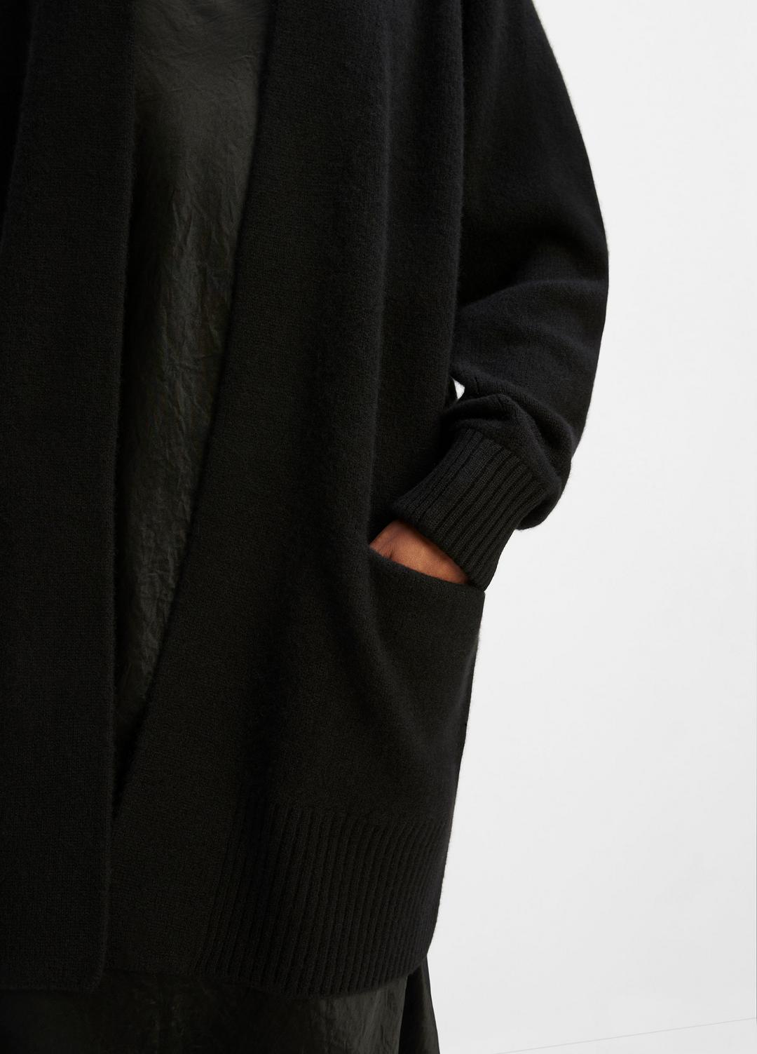Cashmere Open-Front Cardigan in Cardigans - BLACK | VINCE Women