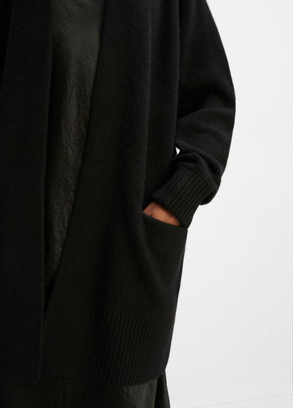 Cashmere Open-Front Cardigan in Cardigans - BLACK | VINCE Women