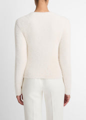Eyelash Crew Neck Sweater in Crew Neck - CHIFFON | VINCE Women