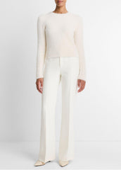 Eyelash Crew Neck Sweater in Crew Neck - CHIFFON | VINCE Women