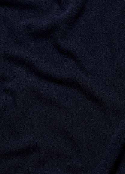 Reverse-Jersey Cashmere Boat-Neck Poncho in Sweaters - COASTAL BLUE | VINCE Women