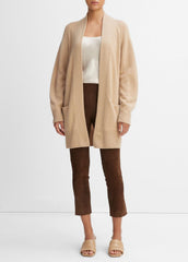 Cashmere Open-Front Cardigan in Cardigans - CAMEL | VINCE Women