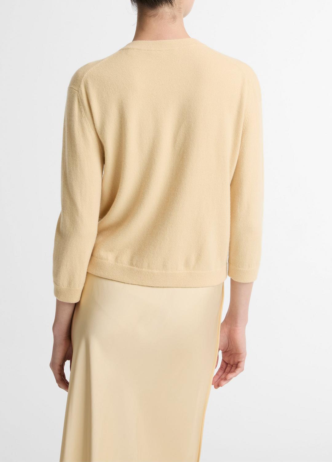 Wool & Cashmere-Blend Pocket Cardigan in Cardigans - CHAMOMILE | VINCE Women