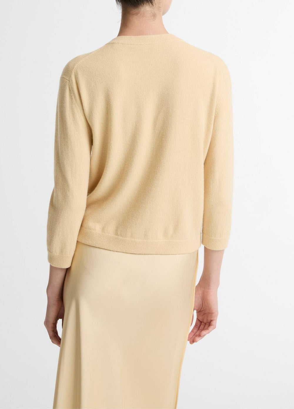 Wool & Cashmere-Blend Pocket Cardigan in Cardigans - CHAMOMILE | VINCE Women