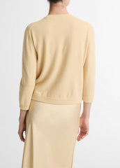 Wool & Cashmere-Blend Pocket Cardigan in Cardigans - CHAMOMILE | VINCE Women