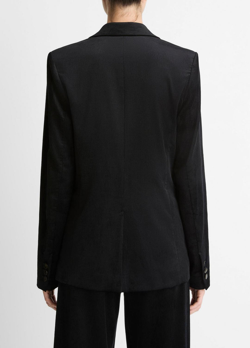 Italian Velvet Blazer in Blazers - BLACK | VINCE Women