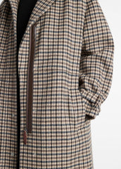Plaid Car Coat in Coats - MULTI CHECK | VINCE Women