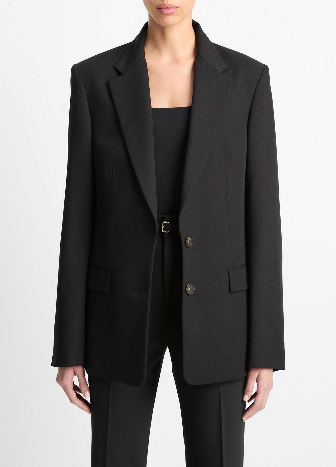 Oversized Blazer in Blazers - BLACK | VINCE Women