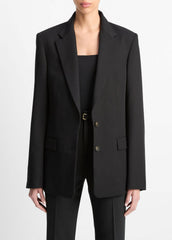 Oversized Blazer in Blazers - BLACK | VINCE Women