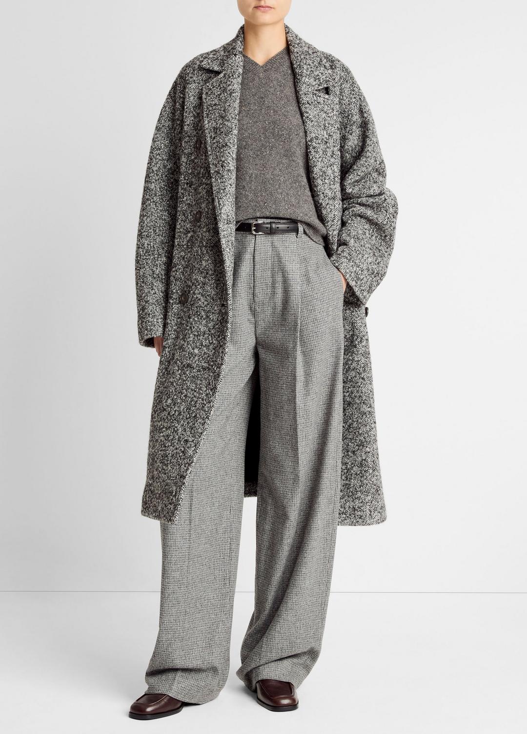 Italian Wool-Blend Overcoat in Coats - GREYSTONE | VINCE Women