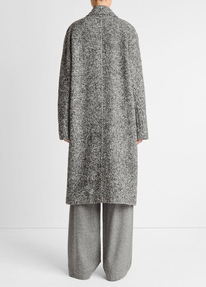 Italian Wool-Blend Overcoat in Coats - GREYSTONE | VINCE Women